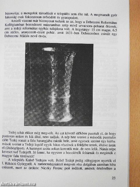 Hajdúnánás földrajzi nevei I.