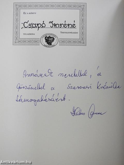 Rendszerváltás Szarvason (dedikált példány)