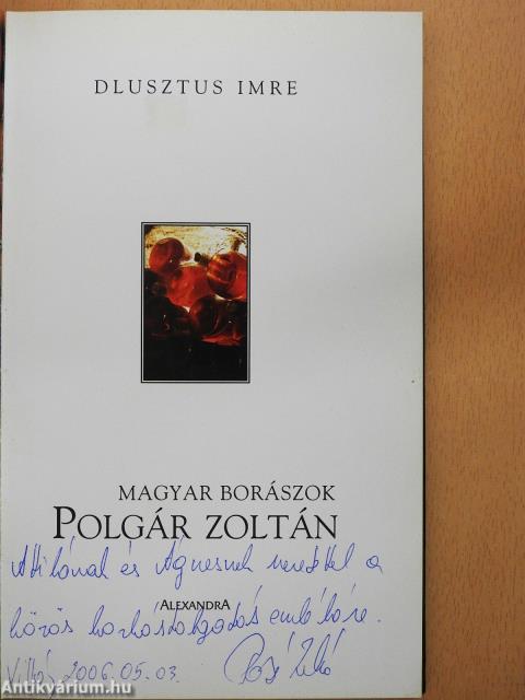 Polgár Zoltán (dedikált példány)
