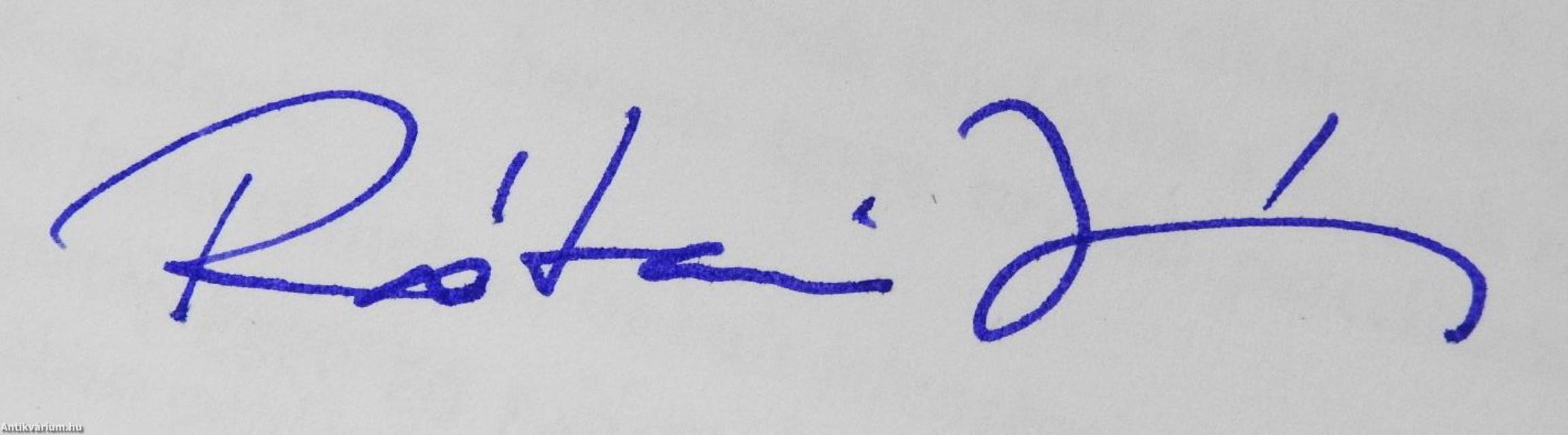 A szellem kalandjai (dedikált példány)