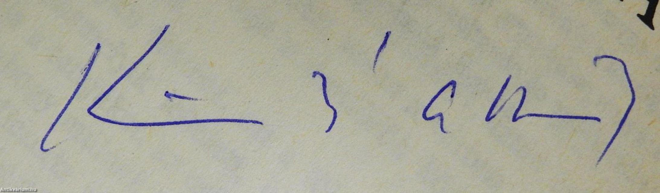 A menyét éjszakája (aláírt példány)