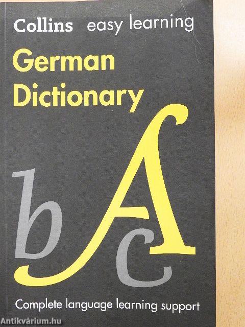 Collins Easy Learning German Dictionary