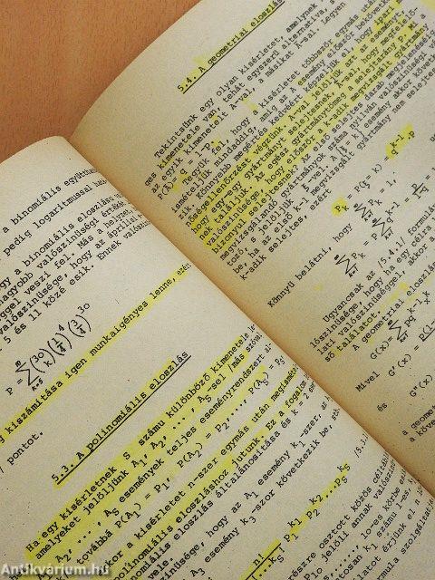 Valószínűségszámítás és matematikai statisztika