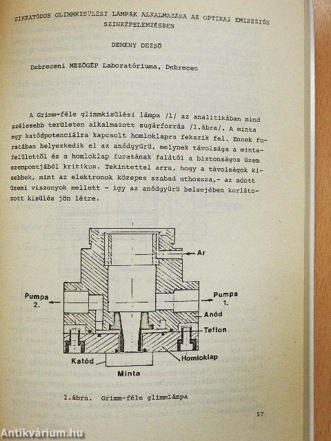 XXVII. Magyar Színképelemző Vándorgyűlés előadásai I.