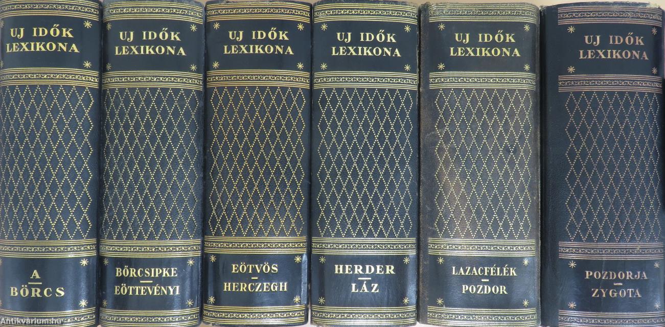 Uj idők lexikona 1-24.