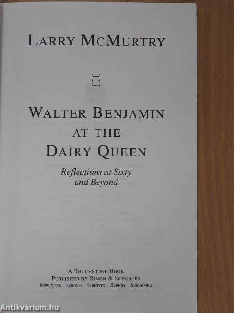 Walter Benjamin at the Dairy Queen