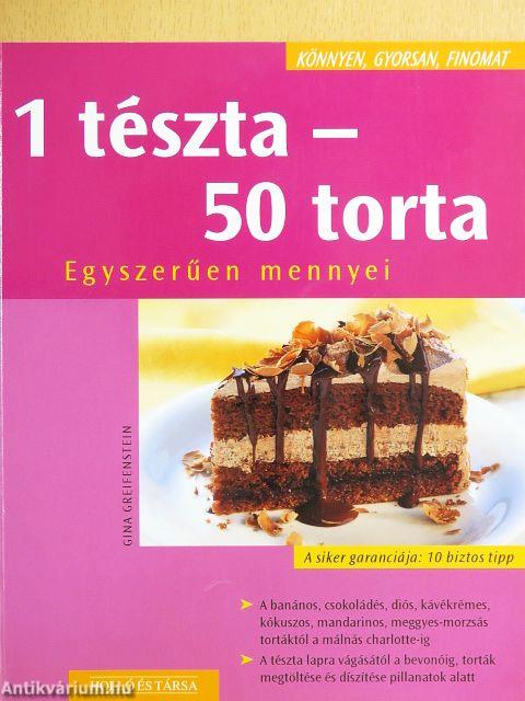 1 tészta - 50 torta