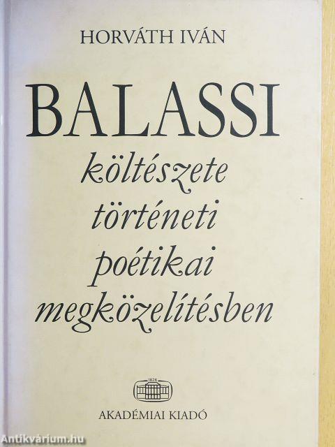 Balassi költészete történeti poétikai megközelítésben