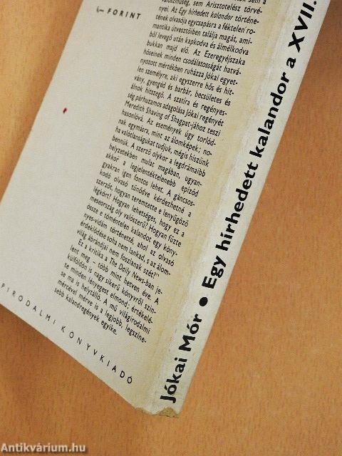 Egy hírhedett kalandor a XVII. századból