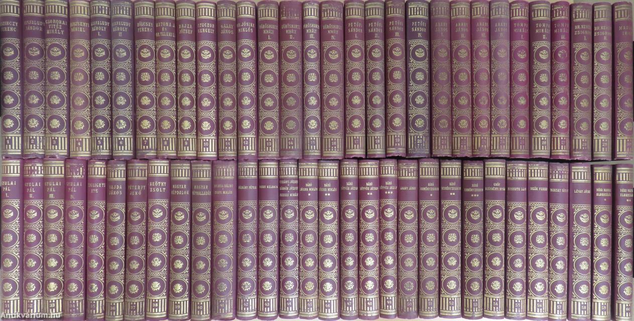 Élő könyvek-Magyar Klasszikusok I-LX.