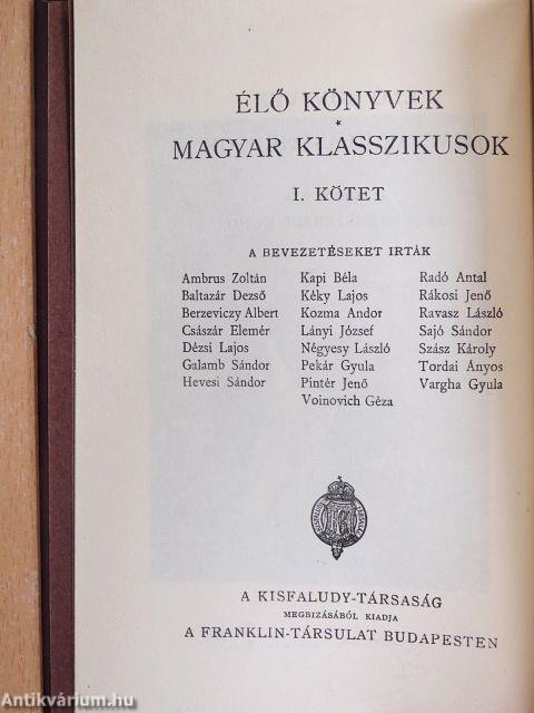 Élő könyvek-Magyar Klasszikusok I-LX.