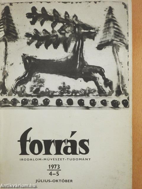Forrás 1973. július-október (dedikált példány)