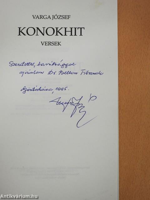 Konokhit (dedikált példány)