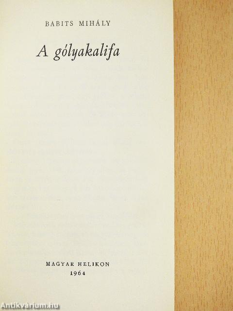 A gólyakalifa
