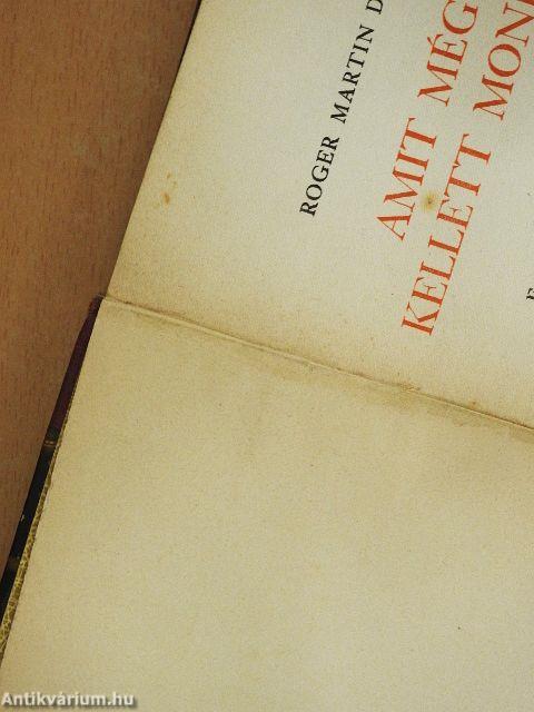 Amit még el kellett mondani...