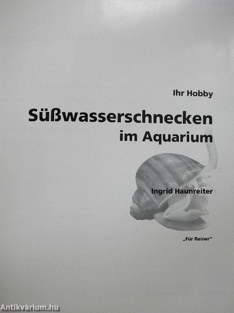 Süßwasserschnecken im Aquarium