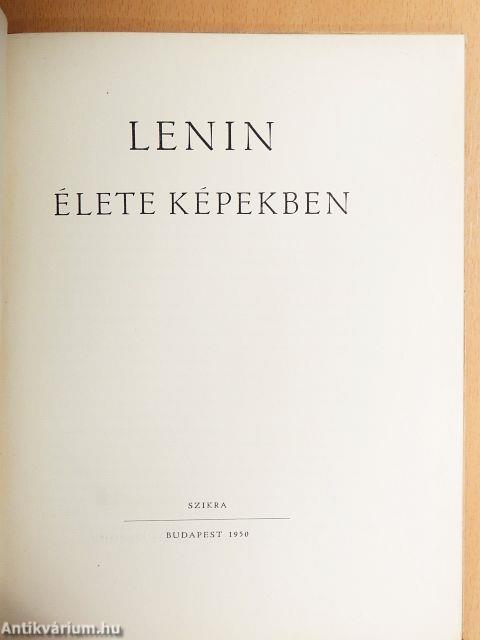 Lenin élete képekben