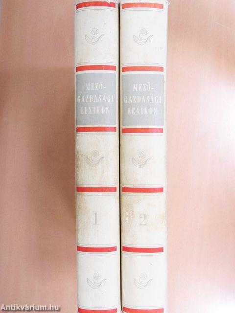 Mezőgazdasági Lexikon 1-2.
