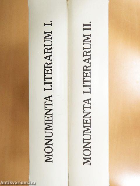 Monumenta Literarum I-II.