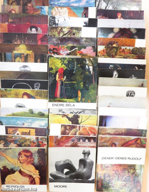 "50 kötet A művészet kiskönyvtára sorozatból (nem teljes sorozat)"