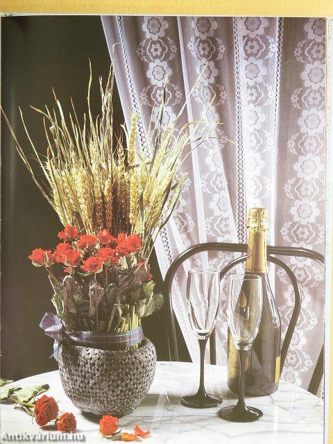 Száraz virágok és csokrok