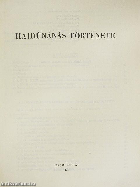 Hajdúnánás története