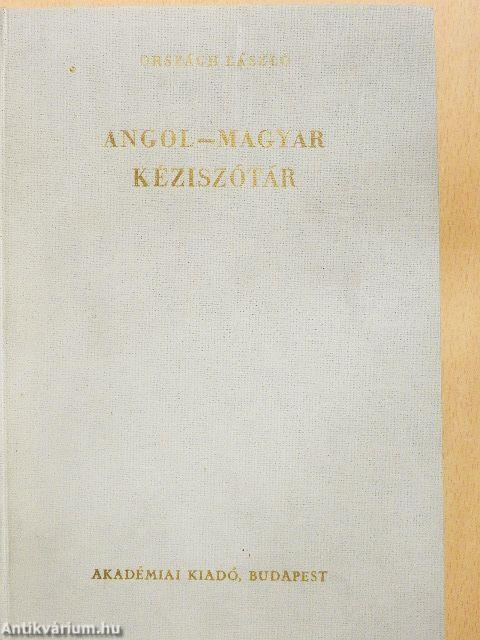Angol-magyar kéziszótár