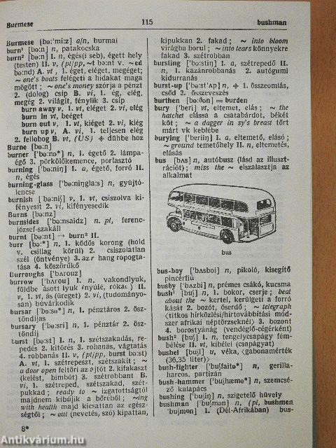 Angol-magyar kéziszótár