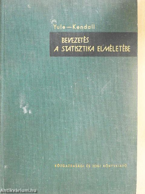 Bevezetés a statisztika elméletébe
