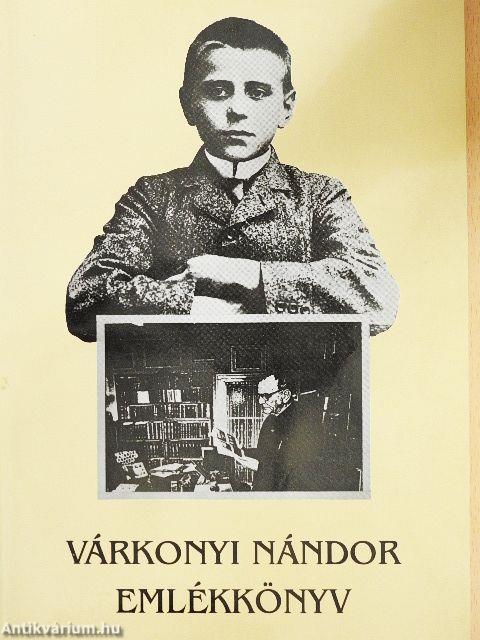 Várkonyi Nándor emlékkönyv