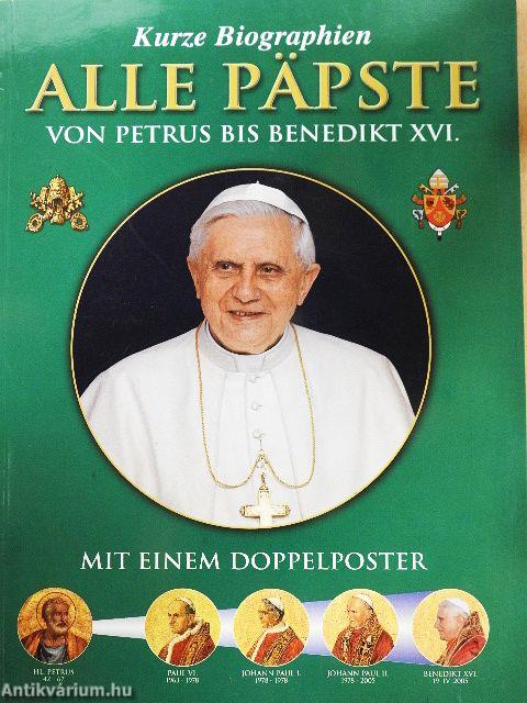 Kurze Biographien alle Päpste
