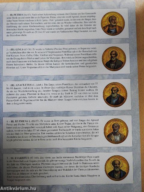 Kurze Biographien alle Päpste