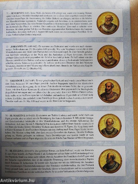 Kurze Biographien alle Päpste