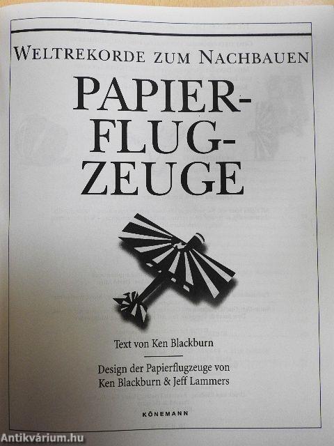 Papierflugzeuge