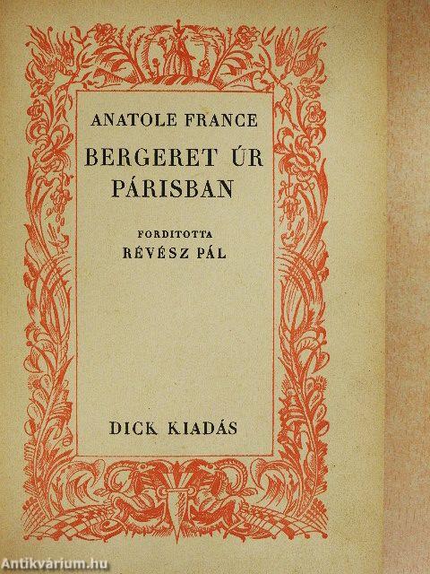 Bergeret úr Párisban