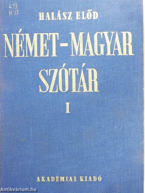 Német-magyar szótár I-II.