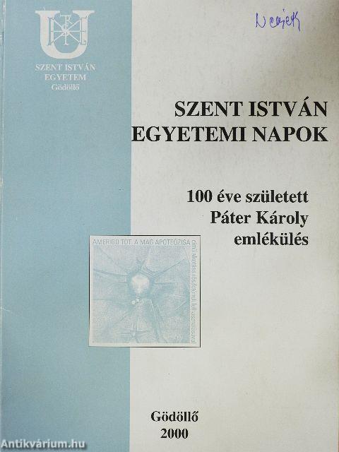 Szent István Egyetemi Napok