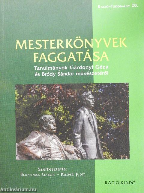 Mesterkönyvek faggatása