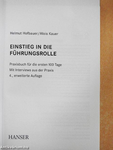 Einstieg in die Führungsrolle