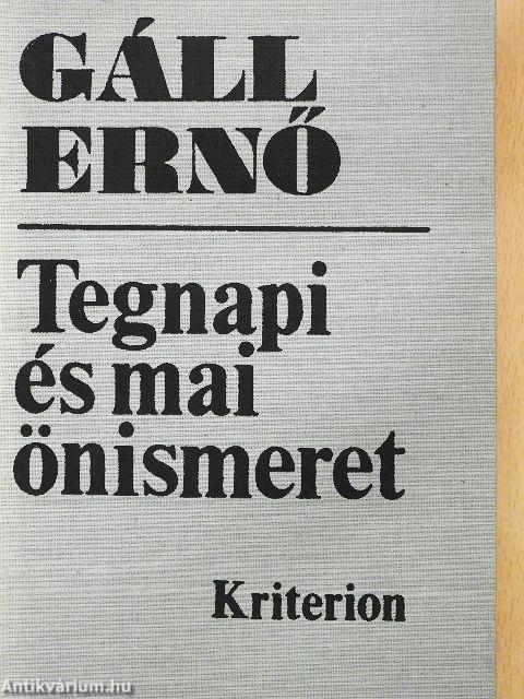 Tegnapi és mai önismeret