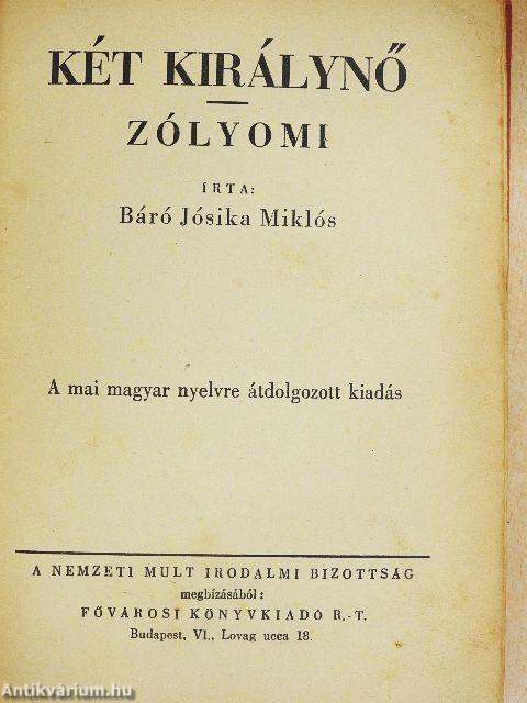 Két királynő/Zólyomi