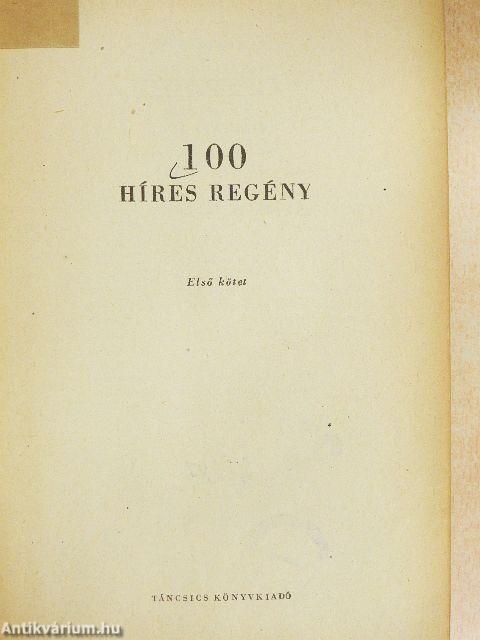 100 híres regény I.