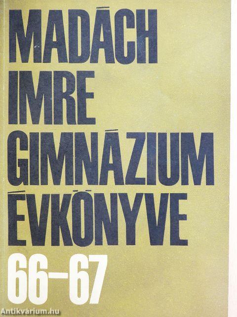 Madách Imre Gimnázium évkönyve 1966-67
