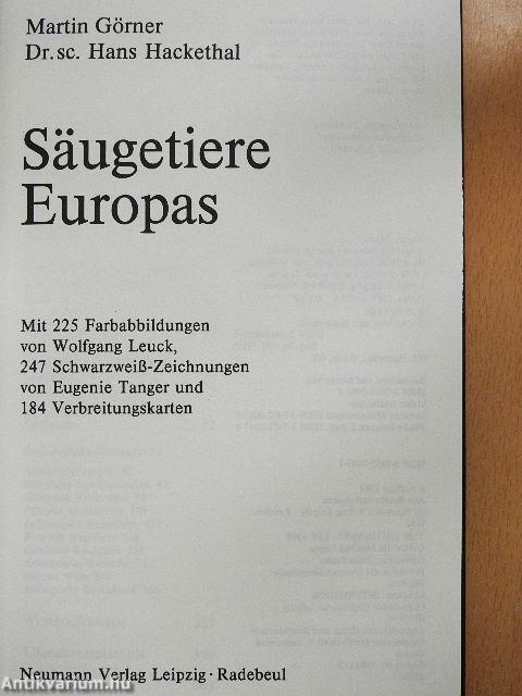 Säugetiere Europas