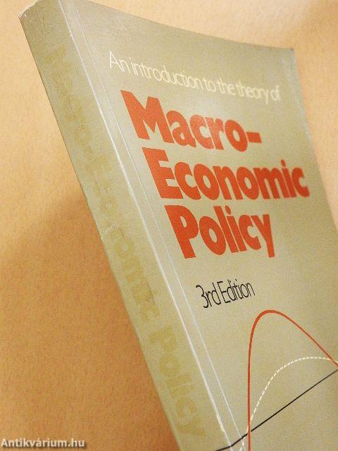 An Introduction to the Theory of Macro-Economic Policy