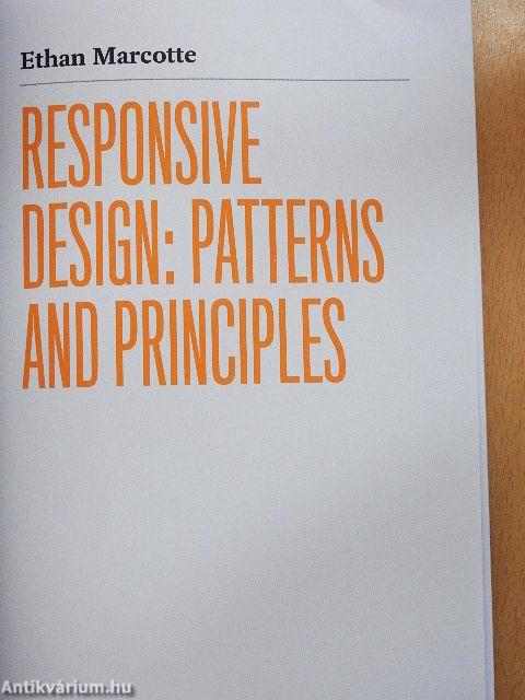 Responsive Design: Patterns and Principles
