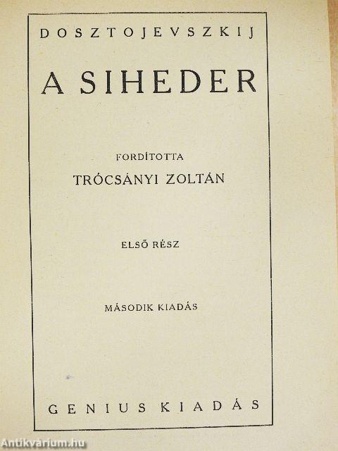 A siheder I-III.