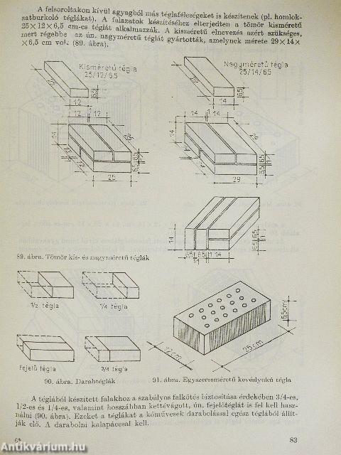 Kőművesszerkezetek I-II.