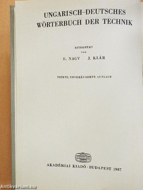 Magyar-német műszaki szótár