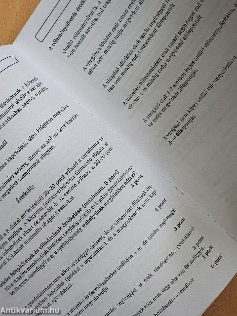 8 próbaérettségi biológiából